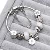 LUXY MOON Fashion Pure Hand Craft Bubble Cherry Vintage Crystal DIY Bracelet