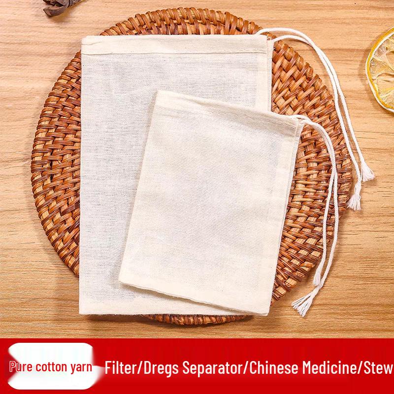 

Reusable Food-Grade Cotton Filter Bag: Soy Milk, Juice & Piping Separator Nylon (20cm*30cm) 1 piece