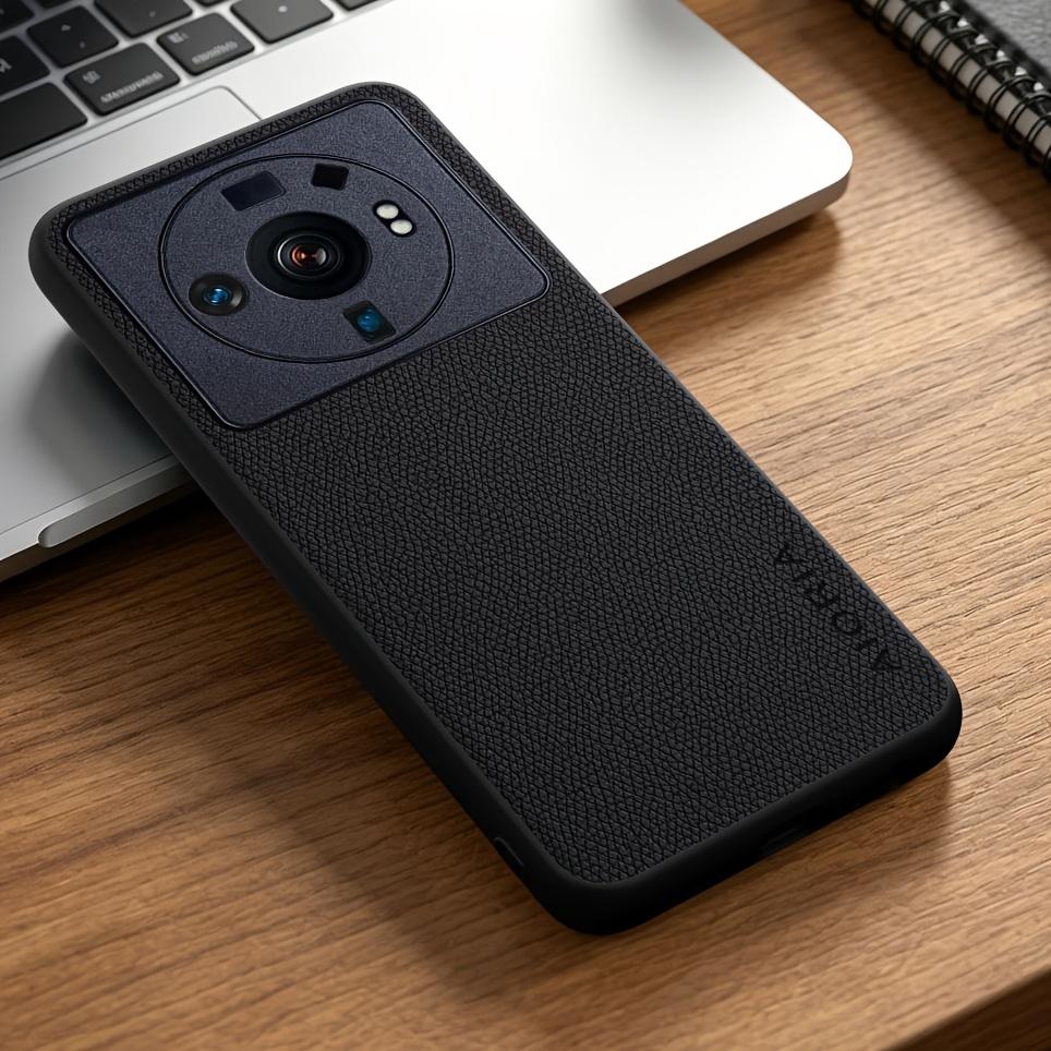 Phone Case: for Xiaomi 12 12T Pro Ultra Lite 12X Case Simple Elegant Durable Synthetic Leather Stylish Phone Case