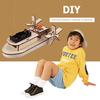 Science Invention Experiment Material Kids Toys DIY Remote Control Paddle Wheel Ship Model Kids Students Science Experiments Ki