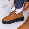 New Oversized Snow Boots with Winter Fleece and Thick Warm Short Boots for Women, Cotton Shoes