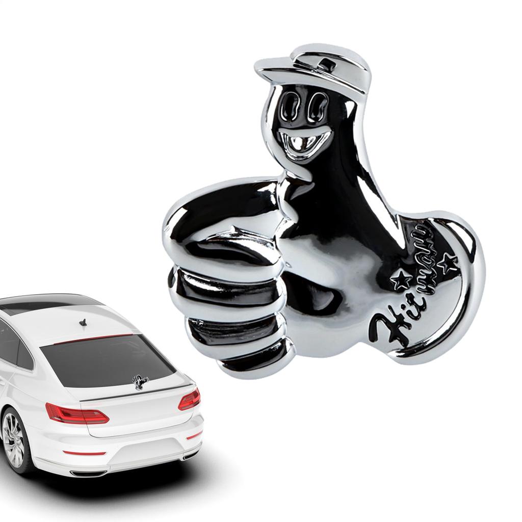 Patonde Rear Wiper Decoration, Rear Wiper Decoration | Vista Print Funny Stainless Steel Silver