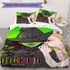 WICKED Pattern Bedding,Quilt Set Quilt Cover Pillowcase Home Birthday Gift(1 * Duvet Cover + 2 * Pillowcase, Without Core)_lx