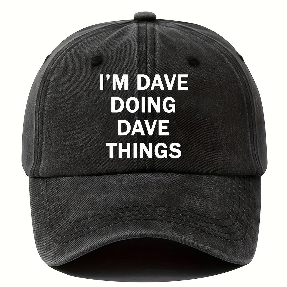 Funny Baseball Cap Men's Retro Washed Visor Hat for Outdoor Fashion