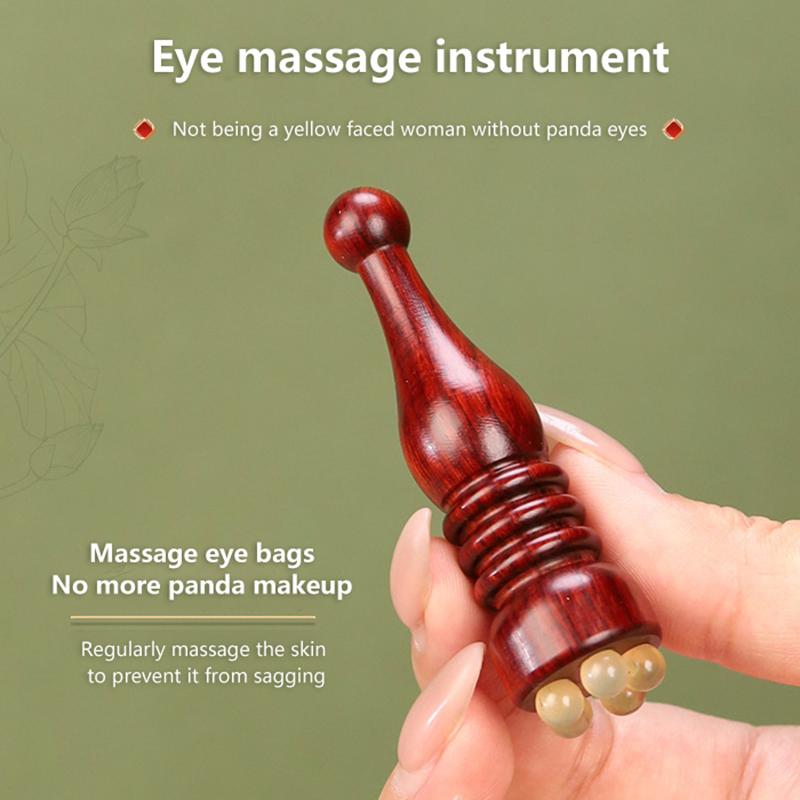 Smooth Face Massage Tool Sandalwood Gua Sha Face Skin Care Massage Sticks Lotus Seedpod Shape Massager Facial Physiotherapy Tool