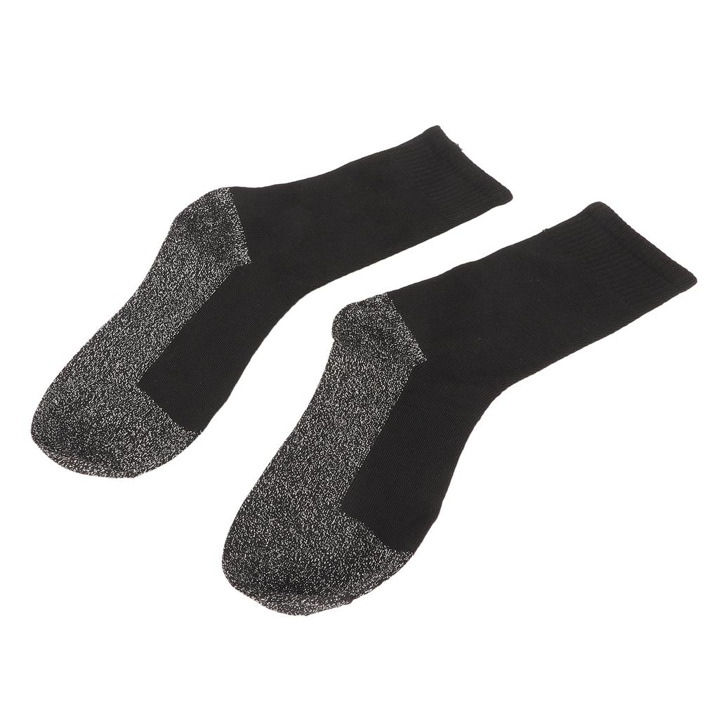 Selbsterwärmende Socken 35 Grad Celsius Aluminisierte Faser Thermosocken Warm Dick Beheizte Socken für