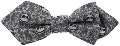 [Disney] The Nightmare Before Christmas Bow Tie, Jack Skellington Pattern, DSD49038 Light Gray
