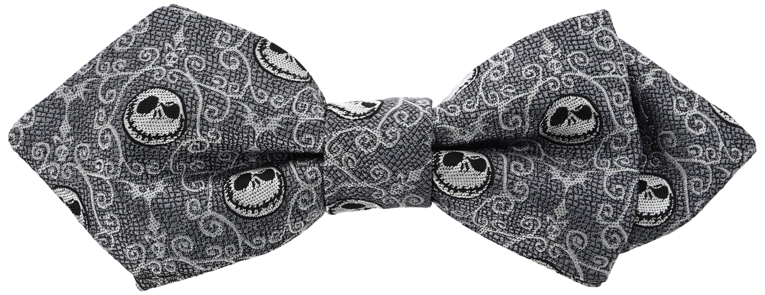 [Disney] Галстук-бабочка «Кошмар перед Рождеством», рисунок Джека Скеллингтона, DSD49038 Светло-серый