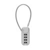 Security Coded Lock 4 Digit Password Combination Lock Anti-theft Travel Luggage Suitcase Wire Rope Padlock Security Tools