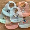 Soft Adjustable Silicone Baby Bib, Durable and Skin-friendly. Perfect for Toddler Daily Feeding.