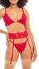 Rosemarie 3 Piece Red Set - Oh Là Là Chéri - Sets
