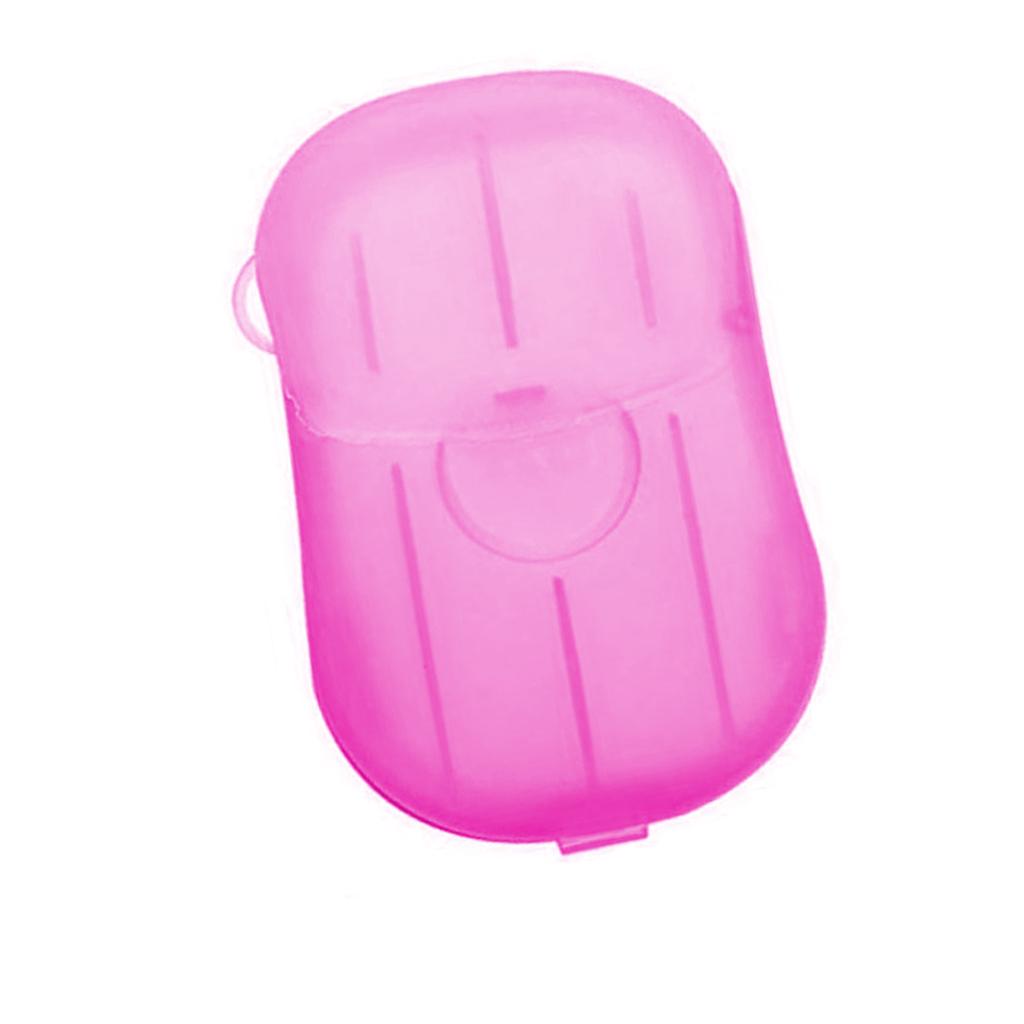 20pcs Portable Hand Washing Mini Soap Paper Disposable Bath Travel