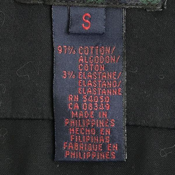 Ralph Lauren Dámské košilové šaty s krátkým rukávem na knoflíky S Černé Midi(POUŽITÝ)