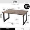 Iris Plaza Vintage Folding Coffee Table Marble 80cm Wide x 50cm Deep x 37cm High DBL-13769-5, White,