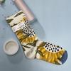 Bonne Maison: Retro-Ölgemälde-Socken für Damen, mittelhoch, luxuriös, französisch, bis zur Wade