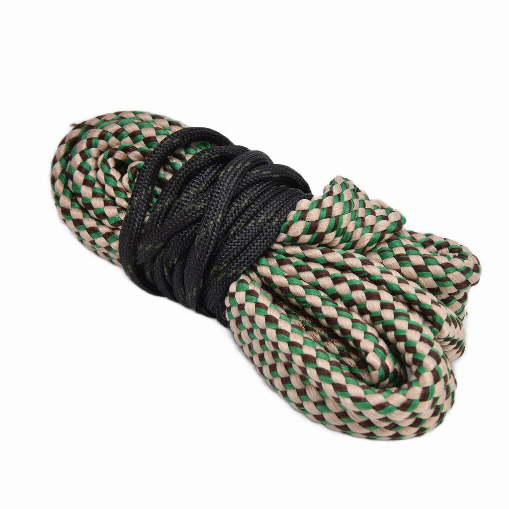 Cuerda de Limpieza de Cañón de 195cm Reutilizable Lavable a Máquina Paño de Algodón Accesorio Limpiador de Cañón G04:7.62 mm
