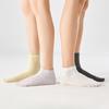 Right-angle Socks for Women, Spring and Summer, Thin Pure Cotton Short Socks, Mesh Breathable, White Boneless Socks