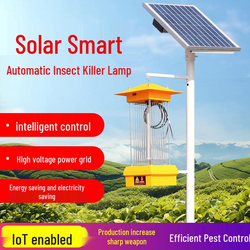 Solar Powered Agricultural Insect Killer Lamp