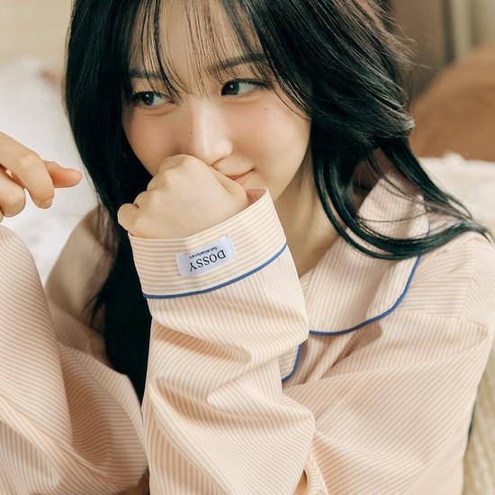 Silk Fit Long Sleeve Collar Couple Pajama Set Homewear