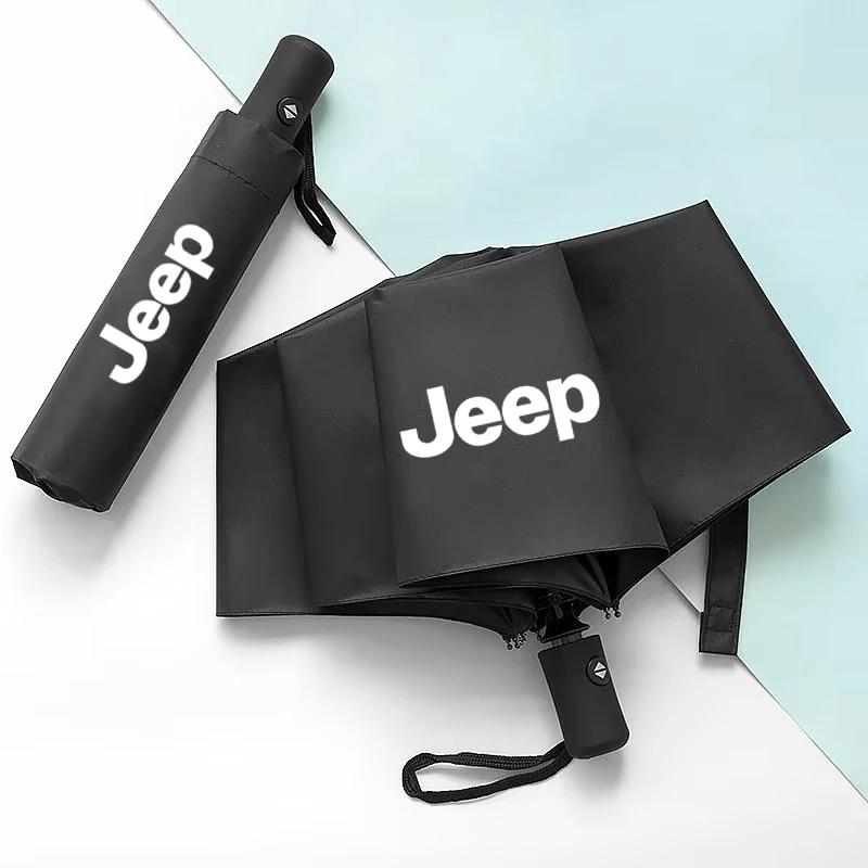 For Jeep Car Interior Accessories Car Folding Umbrella Portable For Jeep Renegade Compass Grand Cherokee Wrangler Jk Gladiato
