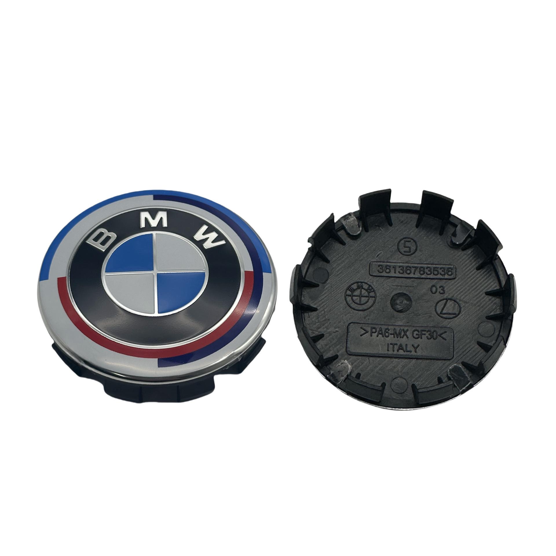 

BMW Wheel Hub Center Cap Badge 68mm - Fits 3 Series, 5 Series, X1, X5, X6 - M Badge 10-Spoke Blue & White.
