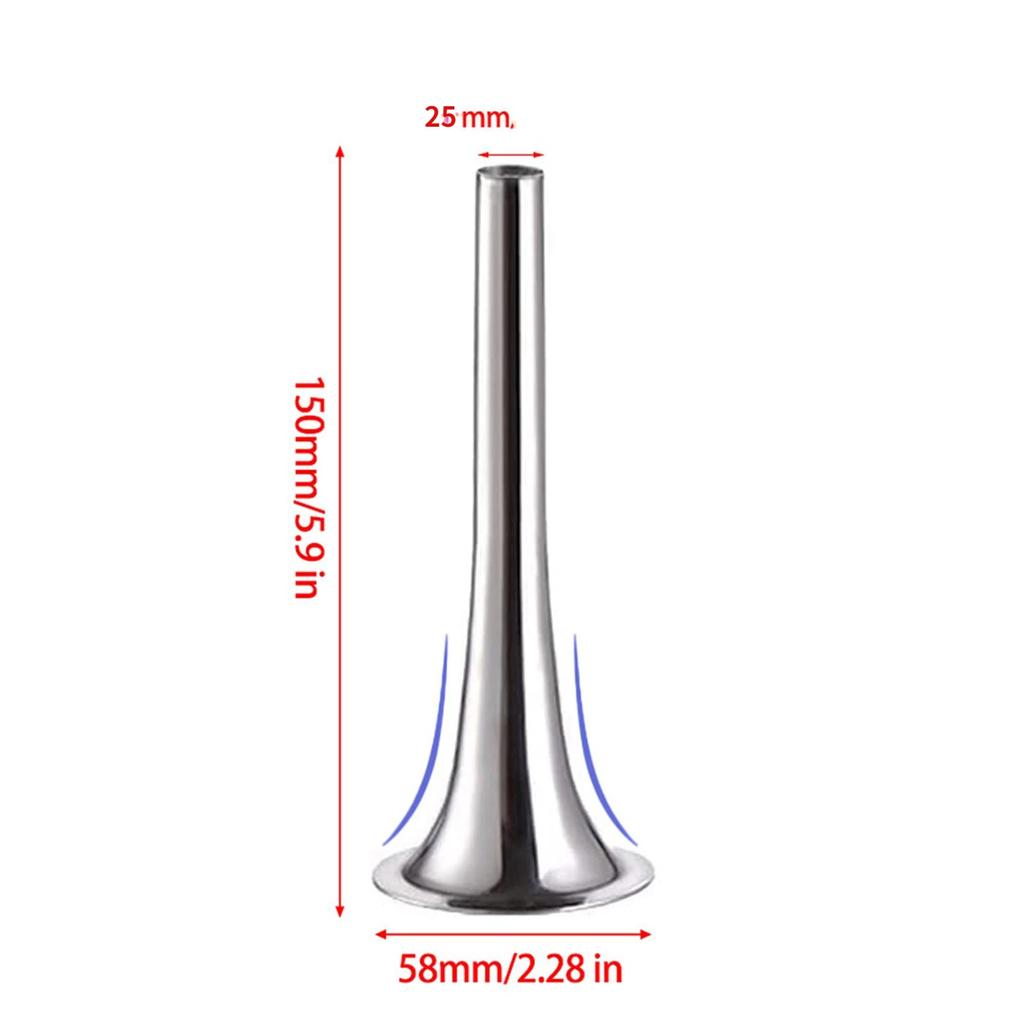 1pc Meat Grinder Enema Accessories Sausage Funnel Stainless Steel Lengthened Arc Enema Tube Large Medium and Small