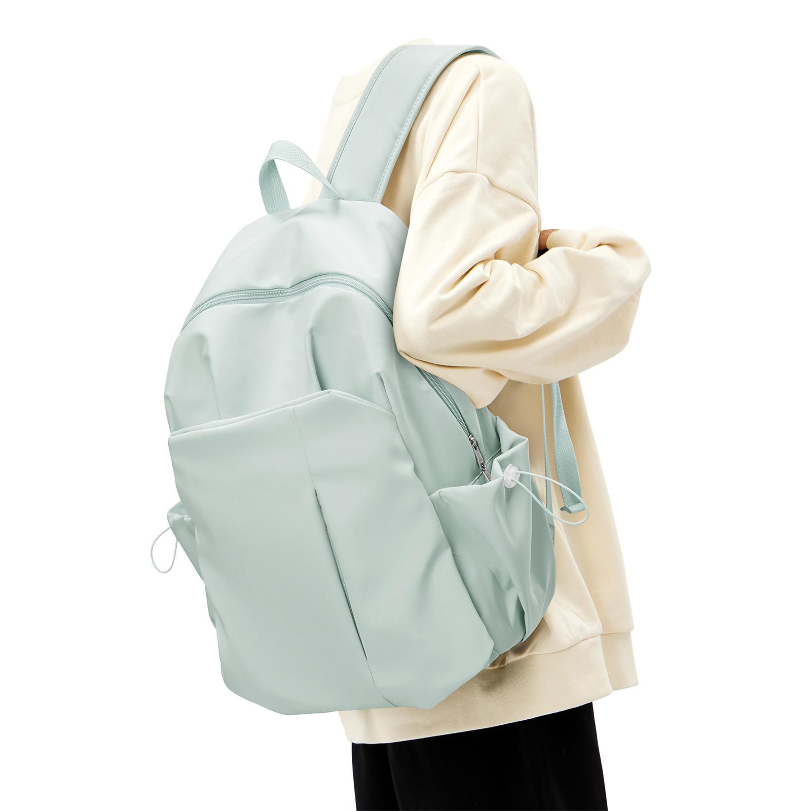 

School Backpack For Girls Boys,Waterproof Bookbag For Women Men,College Student School Bag,Lightweight Travel Rucksack Casual Da зелёный