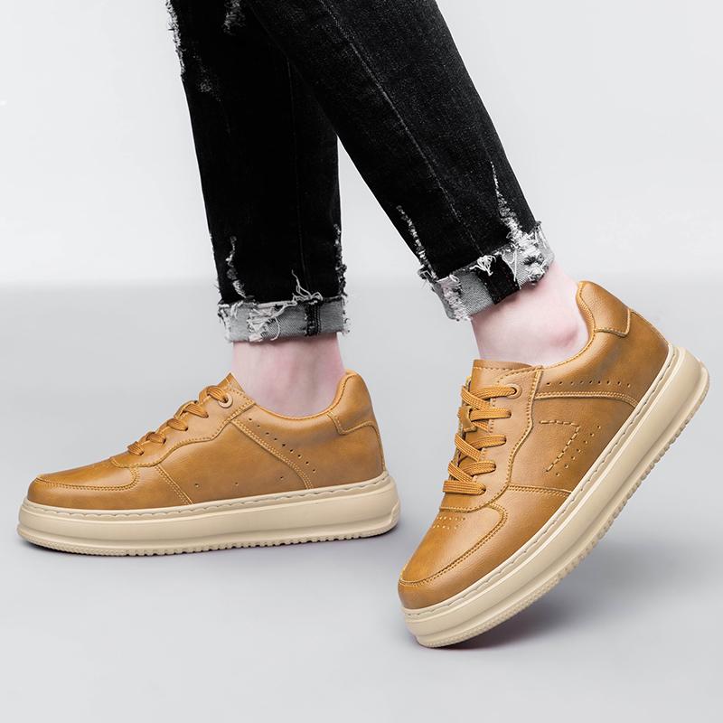 New Arrival Men's Skateboard Footwear Men Casual Shoes Trainers Genuine Leather Male Sneakers Comfortable School Shoes