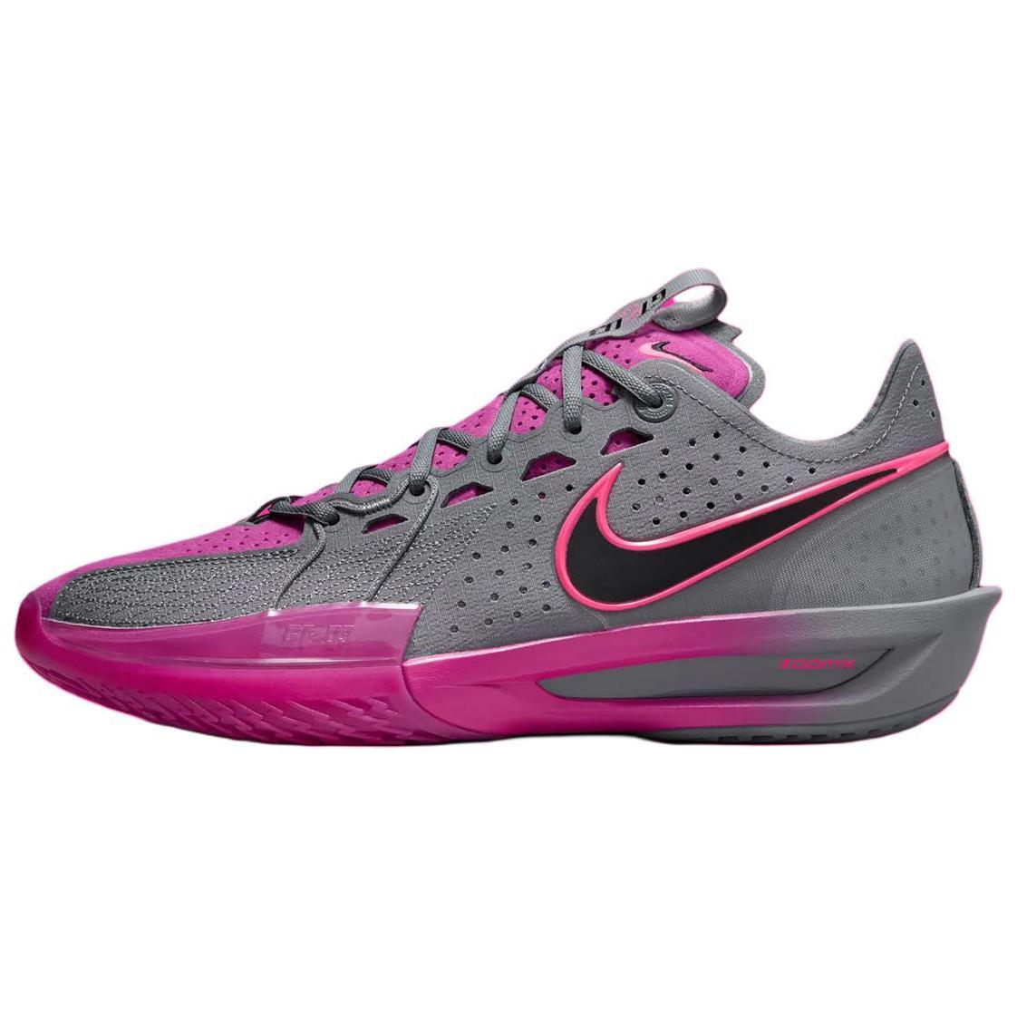 

Nike Air Zoom Gt Cut 3 Smoke Grey Hot Fuchsia Sneakers Casual DV2913-006 44 серый