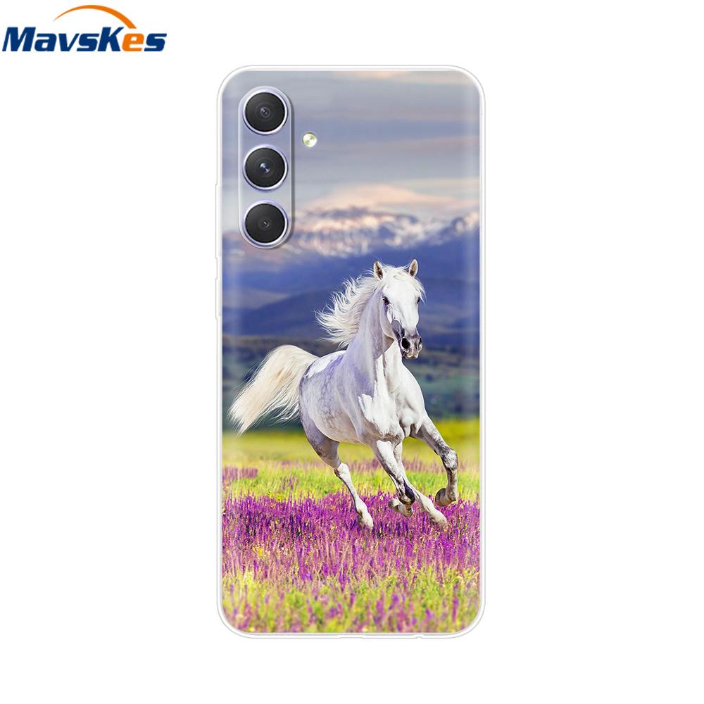 Hülle Für Samsung A15 Weiche Rückabdeckung Schutzhülle aus Silikon Bumper Shell Funda Para Für Samsung Galaxy A15 4G 5G Capa Handyhüllen