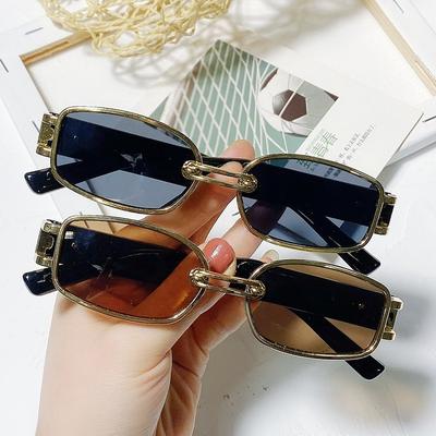 European Square Frame Sunglasses Korean Sunnies Studios Aesthetic Shades Sunglasses For Women Eyeglasses Colour