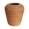 Rattan Vases Country Rustics Styles Handmade Woven Plant Flower Vases Basket for Home Decors Decorative Vases Centerpieces