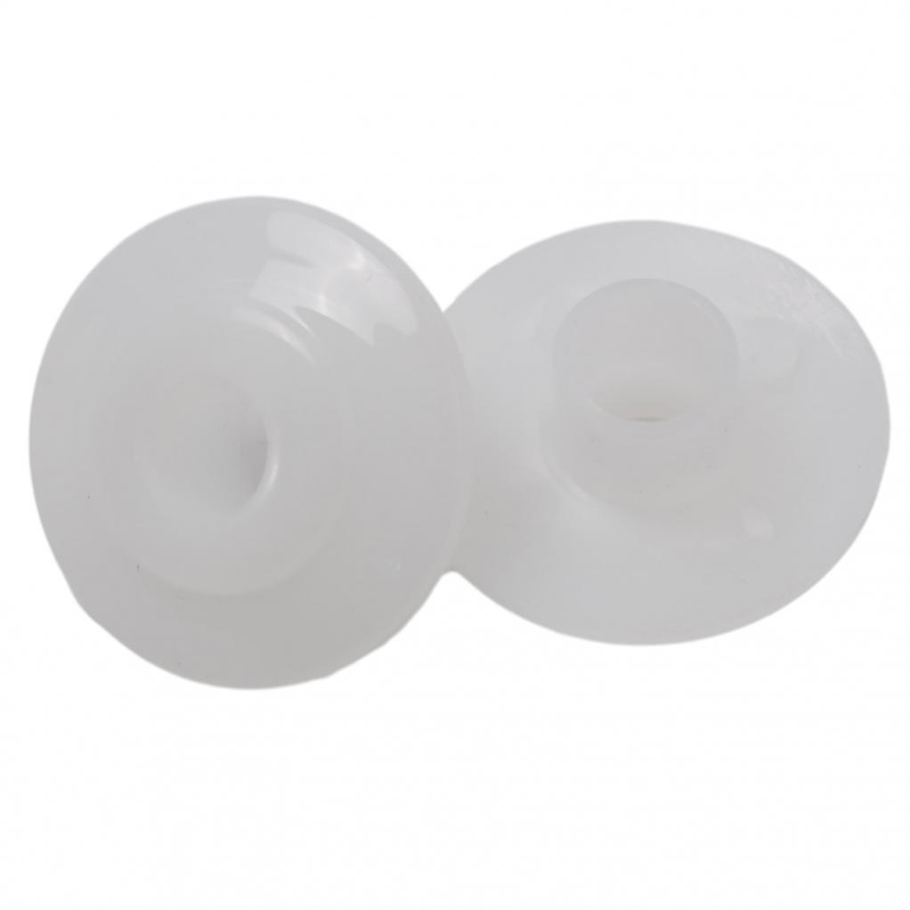 Weißes Becken Schraube Becken Silber Wandmontiert Nagelneu