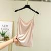 Modal Spaghettiträger Tops Basic Camis Ärmelloses Tank Top Einfarbig Damen Sommer Camisole All Match L black