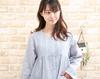 Eye Double Gauze Cotton Pajamas with Front Suitable for Spring and Sizes 15117 K's Women's Long-Sleeved, Skin-Friendly 100% Opening, Autumn,