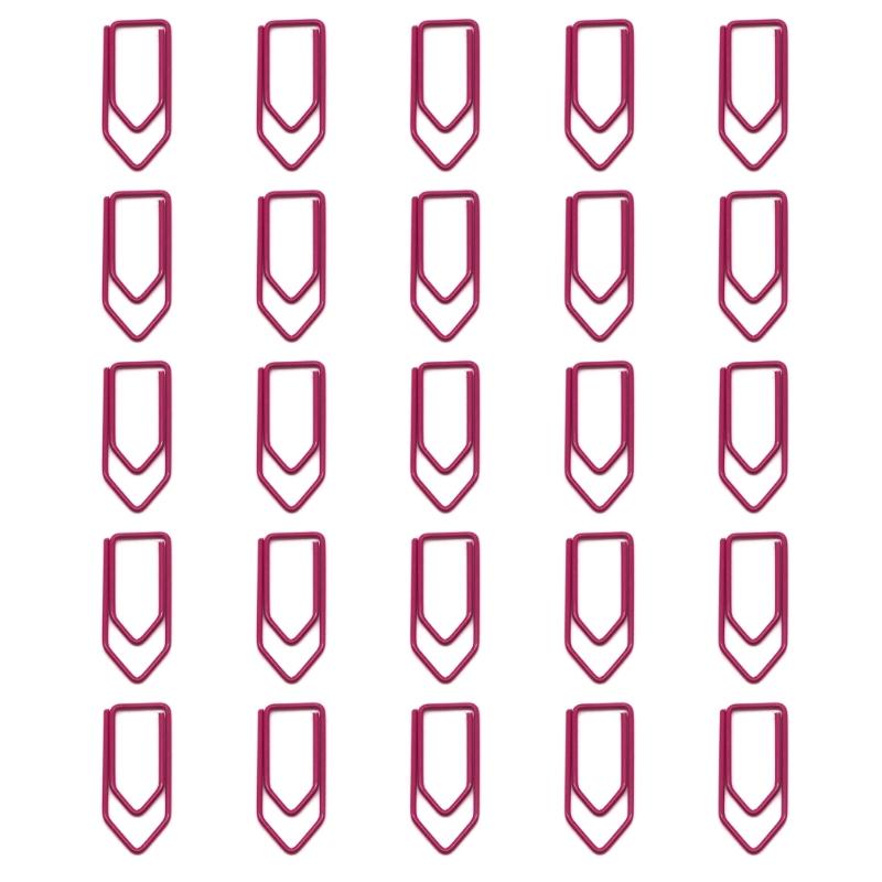 Metal Crayon Paper Clips in Assorted Colors Ideal for Bookmarking and Organizing Office Documents Durabiity