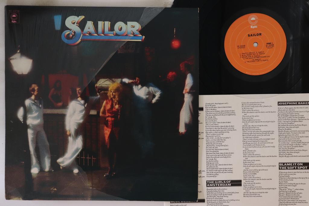 LP Record SAILOR - Sailor KE33248 EPIC 1976 US Rock Used