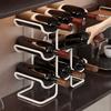 Iron Metal Cup Holder 2/3 Layers Wine Water Bottle Holder Creative Cup Storage Rack  Pantry