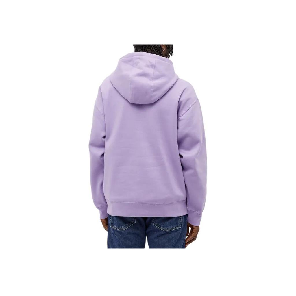 Nike Embroidered Logo Loose Fit Long Sleeve Hoodie Men hoodies Light-Purple CV0552-563