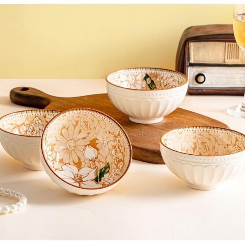 Zhi Shi Keramik Kamelie Handbemaltes Geschirr