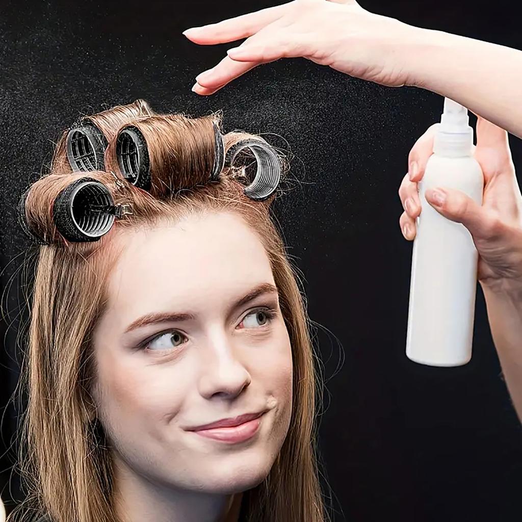 29Pcs Heatless Hair Curlers Set, 18 self holding curling irons, 10 hair clips, 1 comb,Suitable for all hair types