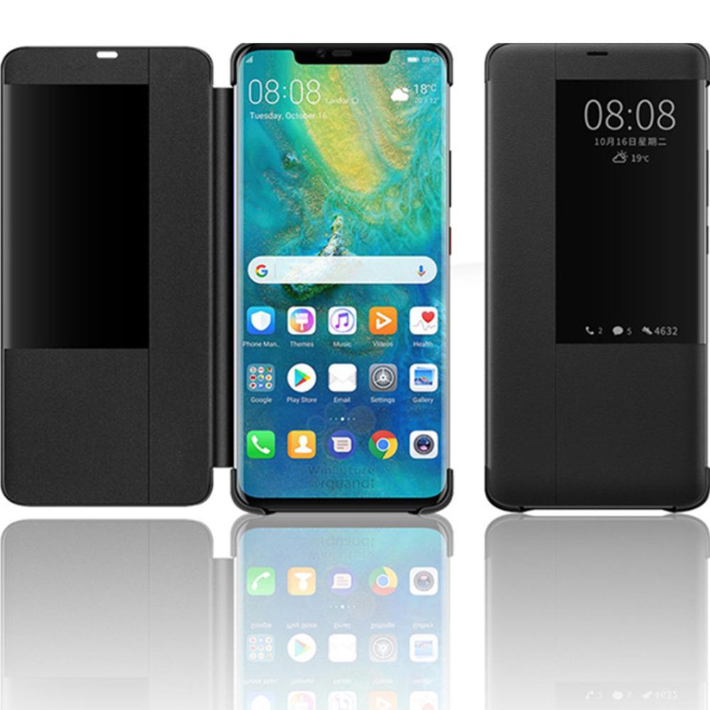 Coque de téléphone avec fonction Veille/Réveil Automatique pour Huawei P50 Pro P40 P30 Lite P20 P10 Plus Mate 20 Lite Mate20 Mate 10 Pro Housse à Rabat Smart View Funda Capa
