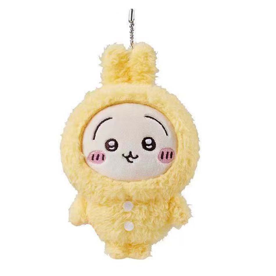 Nouveaux Porte-clés Pendentifs poupées couinantes en peluche dessin animé mignon Pendentif Cœur de Fille pour Sac à Dos Porte-clés Super Mignon Bijoux Cadeaux