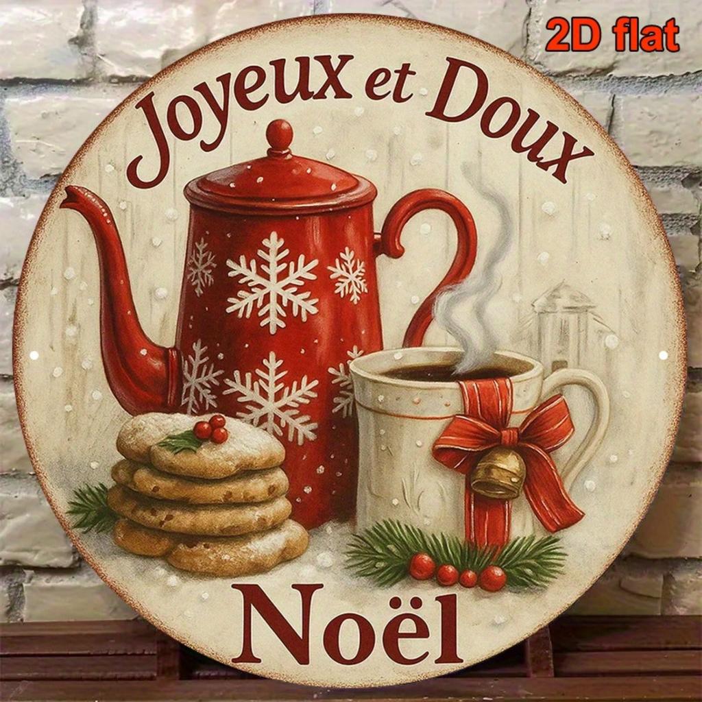 2D Flat Metal Wall Sign Decor