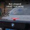 Batmobile Cross 3D Car Sticker: Decorative, No-Punch Tail Wing Modification.