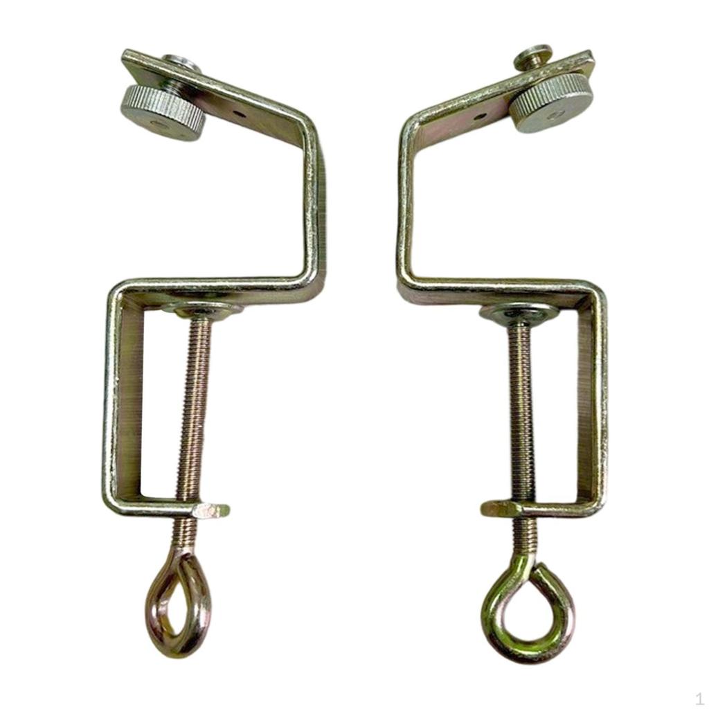 2x Knitting Machine Table Clamps High Strength Metal Replacement Part Accessories Mount