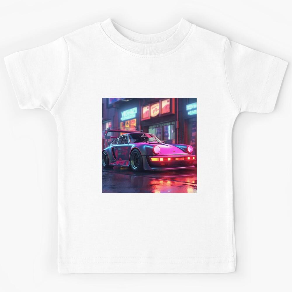 Cyberpunk Porsche 911 2 Kids T-Shirt 170