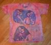 1980's JANIS JOPLIN Vintage Rare 80's 90's All-Over-Print Tie-Dye Paint Concert Tour Original Tee T-shirt (XL) X-Large 1990's Festival GiFT