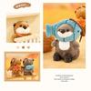 Fluffy Cotton Otter Pendant Bag Hanging Stuffed Otter Doll Otter Plush Keychain  Backpack
