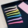 Pack Of 8 No Trace Hair Clip For Women Hair Styling Professional Salon Use Bright Color